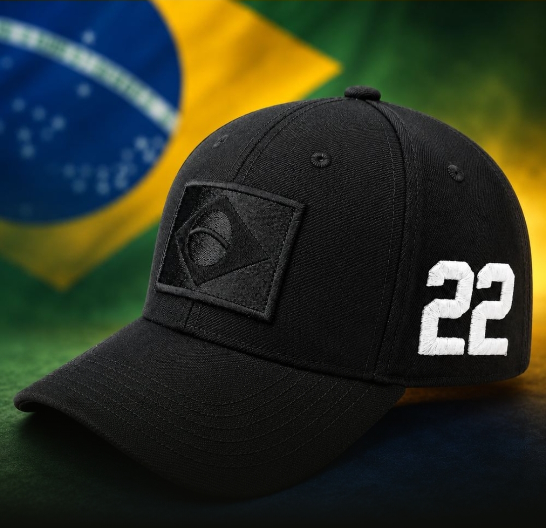 Boné Nº 22 Preto