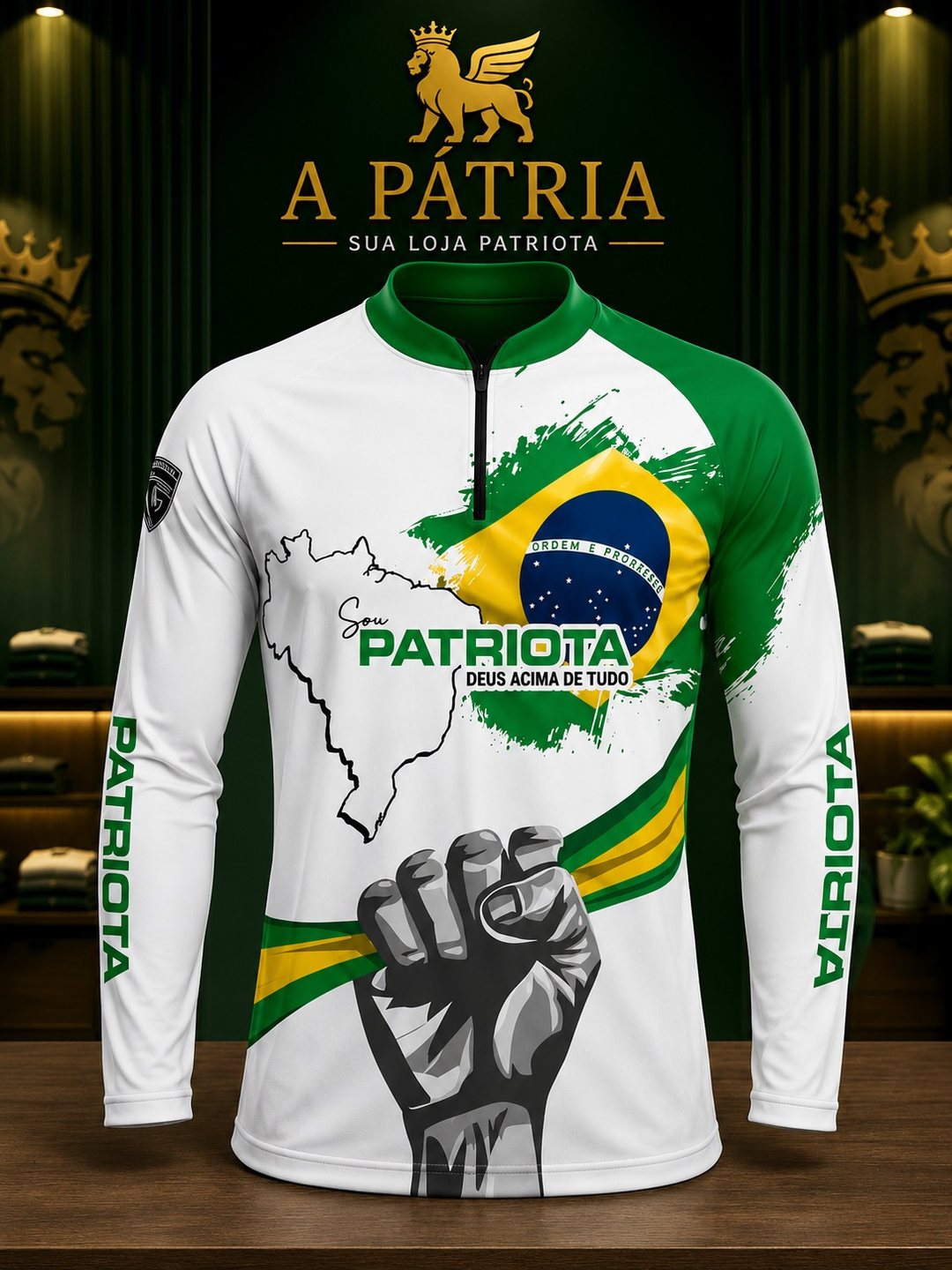 Camisa Manga Longa A Pátria Premium